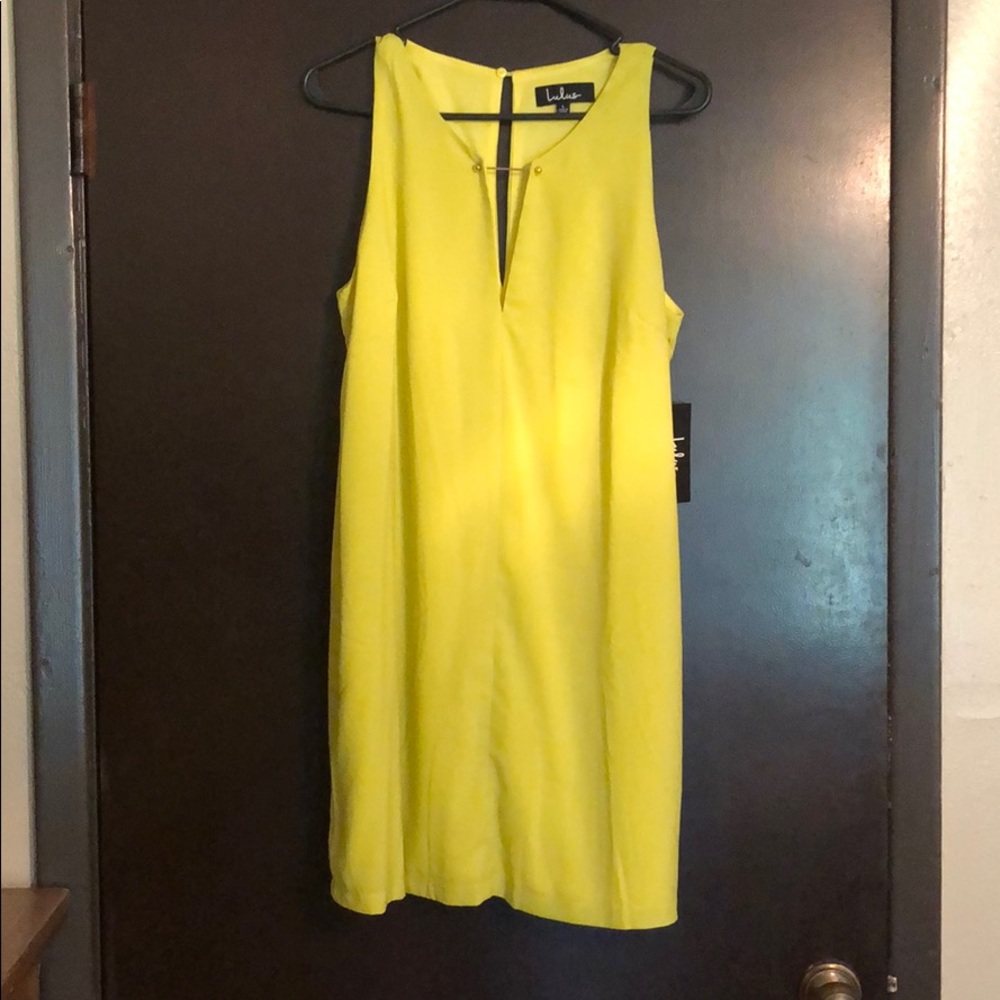 Chartreuse Bar Dress